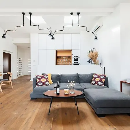 Apartment Penthouse - Heart Of Cracow - Balcony - Ac
