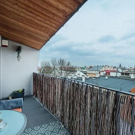 Penthouse - Heart Of Cracow - Balcony - Ac Krasków